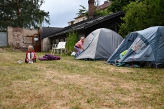 Přespávačka v zahradě