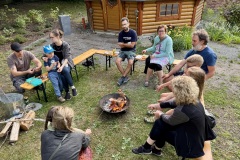 Přespávačka v zahradě