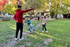 Momentka ze sportovního kroužku