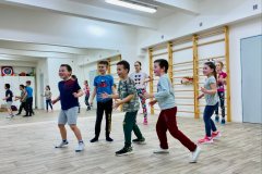 Momentka ze sportovního kroužku